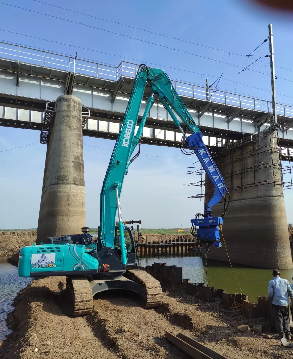 Marine Sheet Piling Installation